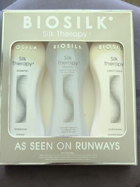 Biosilk Silk Therapy Trio - Cream Packaging 355ml Each Bottle